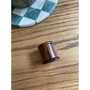 Vintage FETCO Hand Made Wooden Postage Stamp Dispenser Made In India